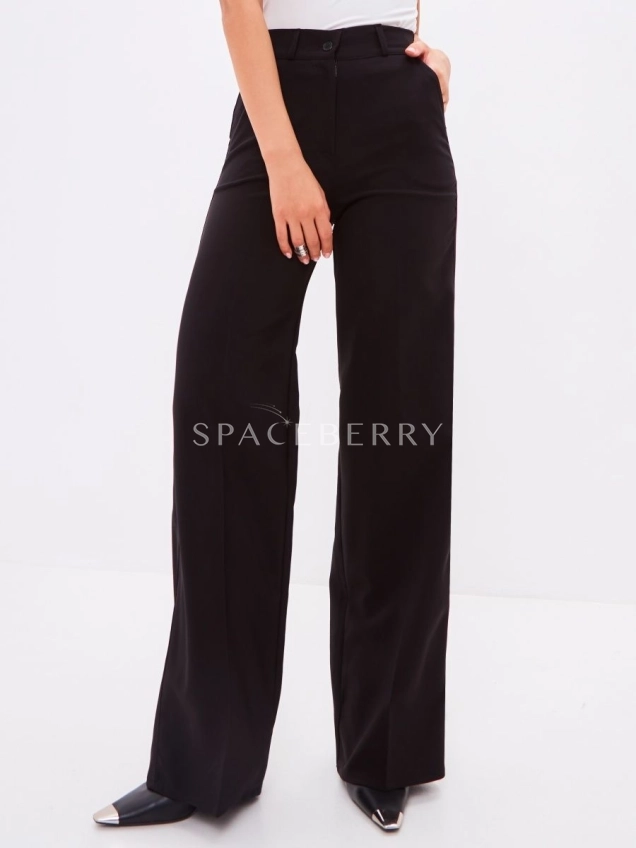 Брюки школьные палаццо прямые широкие классические